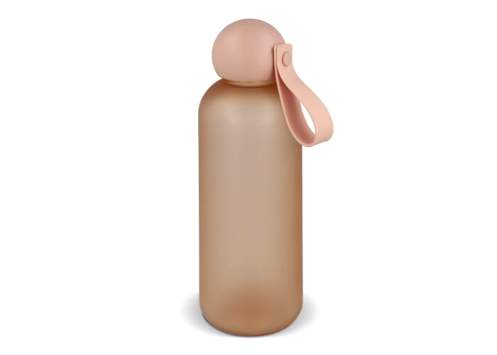 Bouteille 650 ml à personnaliser Sagaform Tom Rose pastel